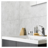 Dumawall+ wandtegel kunststof Cloudy white 1,95m² 37,5x65cm 8 stuks