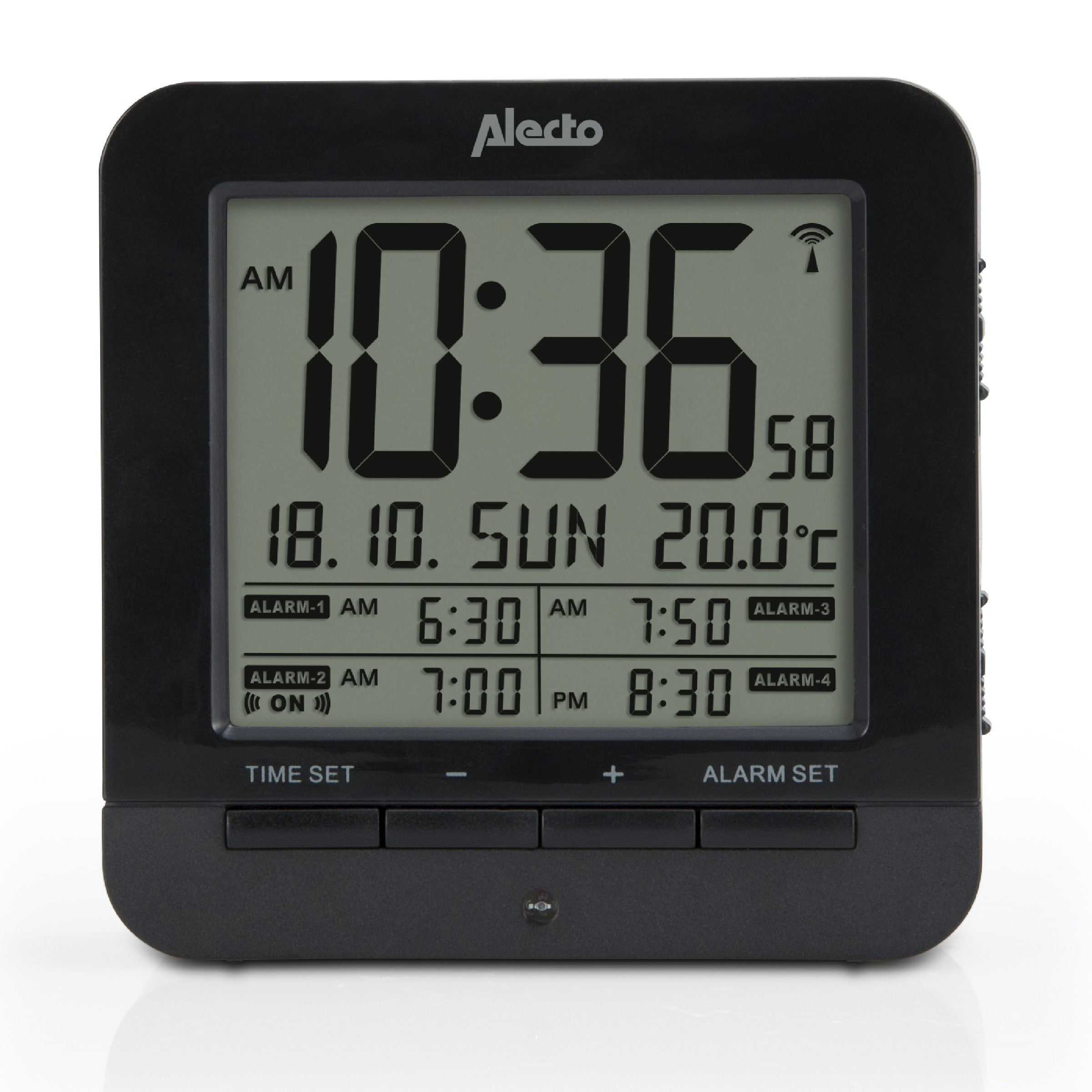 Alecto Wekker Met Thermometer alecto kopen in de aanbieding