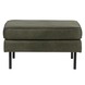 WOOOD Hocker Indy leatherlook warmgroen