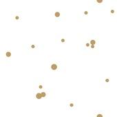 Tafelzeil Confetti gold per centimeter