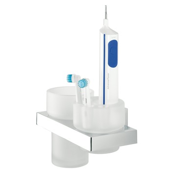 Tiger Items beker-/tandenborstelhouder chroom