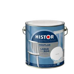 Histor Perfect Finish houtlak zijdeglans wit 2,5 liter