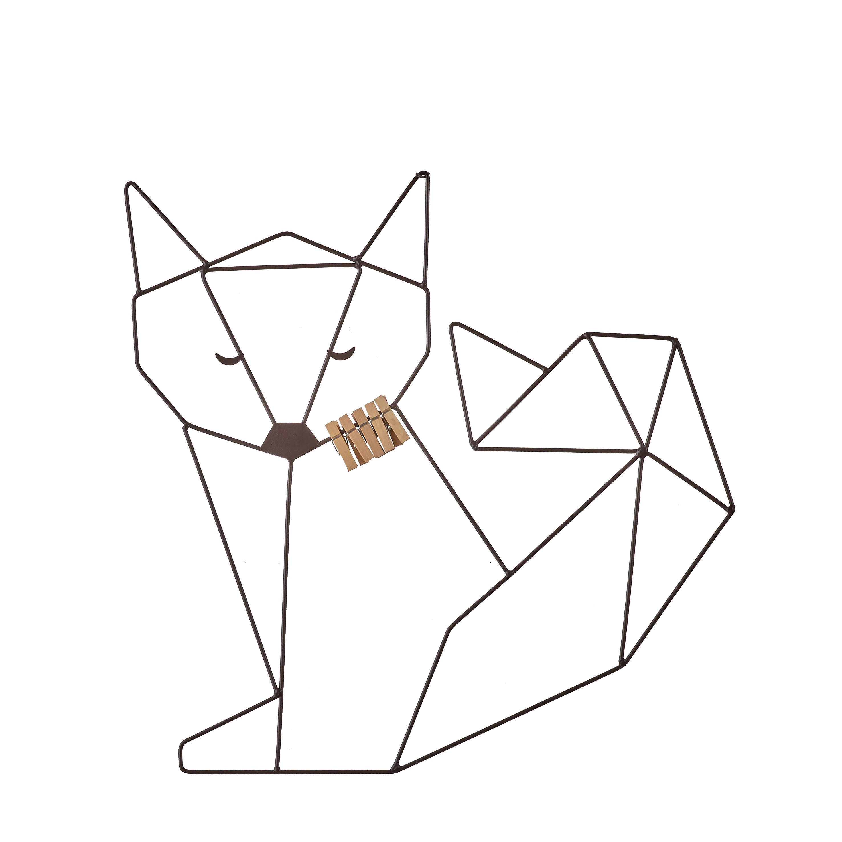 Kaarthouder Vos Bruin 40X40 huismerk kopen in de aanbieding