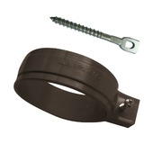 Martens ophangbeugel met pen 80 mm bruin 2 stuks