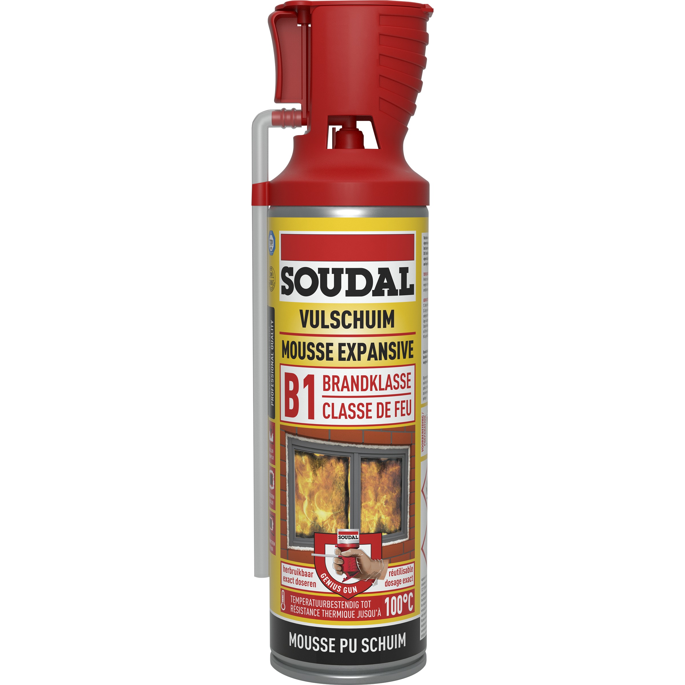 Soudal Brandvertragende Pur Bouwschuim 500 Ml soudal kopen in de aanbieding