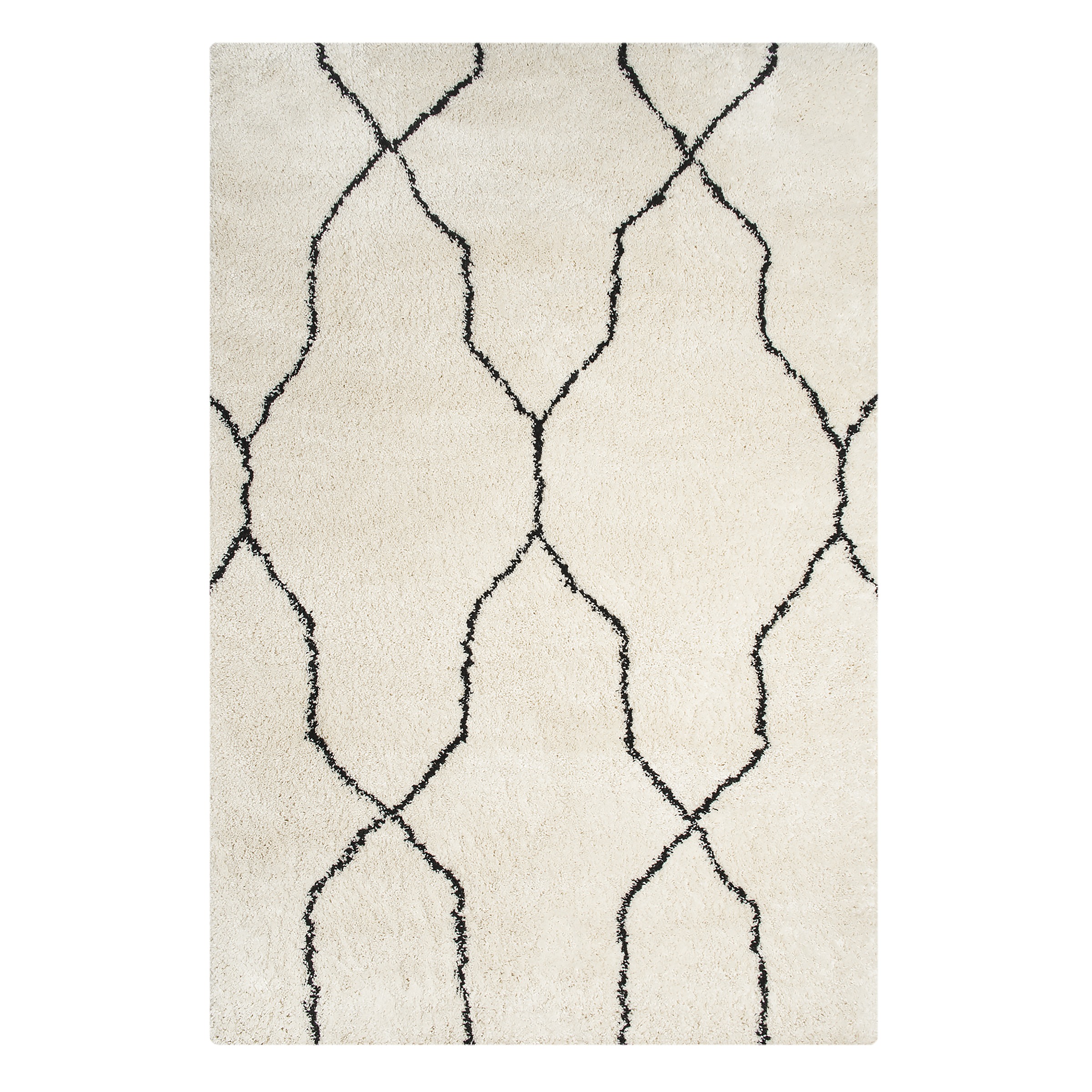 Varamin Vloerkleed Cremezwart 35 Mm 200X290 huismerk kopen in de aanbieding