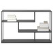 Dressoir/sidetable Noor metaal zwart 82x130x35 cm