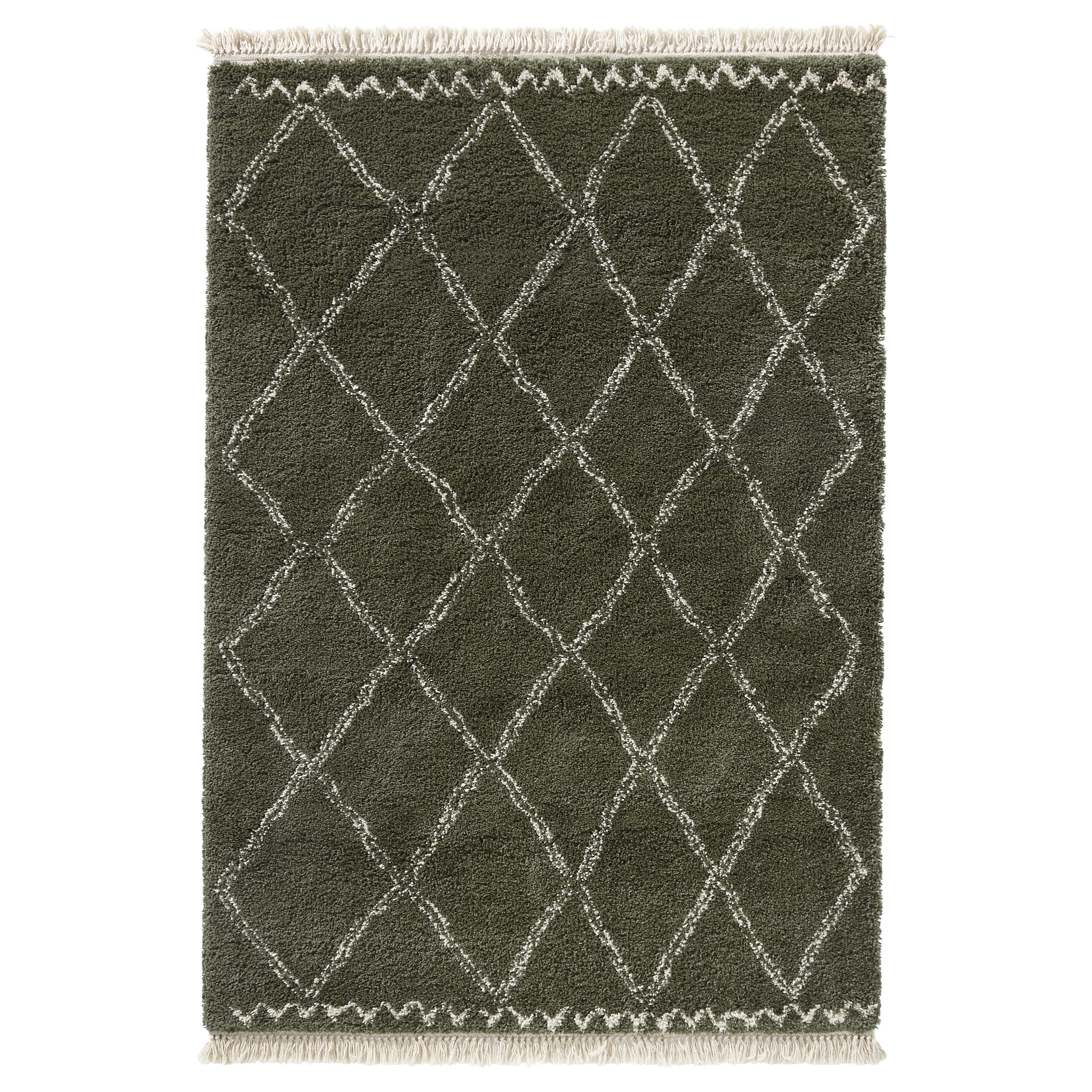 Varamin Vloerkleed Donker Groenwit 35 Mm 160X230 huismerk kopen in de aanbieding