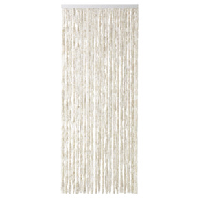 Kattenstaarten beige/wit gemêleerd 90x220 cm