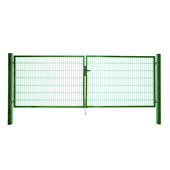Giardino dubbele tuinpoort Roma/Milano groen 100 x 400 cm (2 x 200 cm)