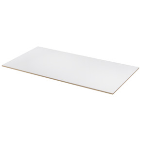 MDF plaat wit gegrond 122x61 cm dikte 12 mm