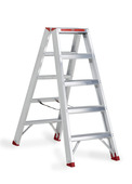 Altrex dubbel oploopbare trap Sierra Prof 2x5 treden