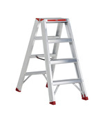 Altrex Prof dubbel oploopbare trapladder Sierra 2x4 treden