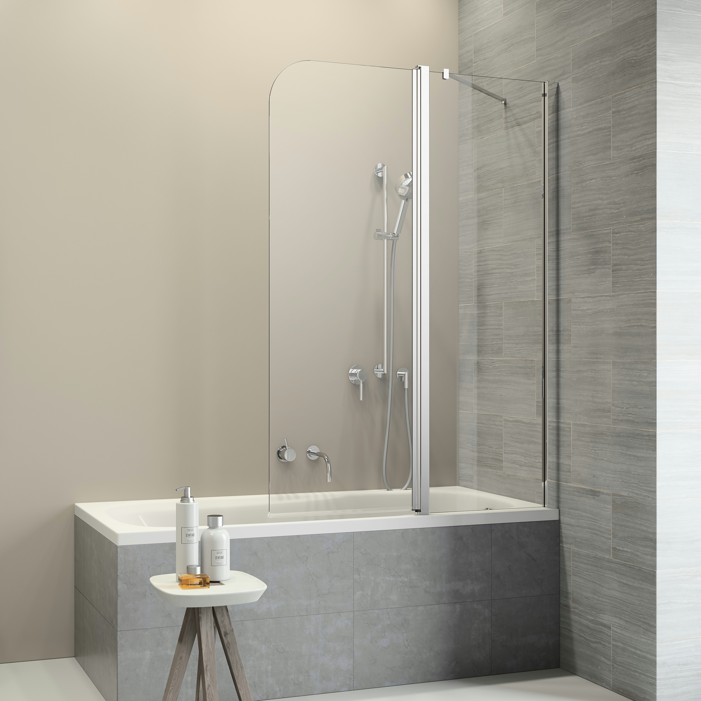 Sealskin Get Wet Badwand Code R 2 Delig 110X152 sealskin kopen in de aanbieding