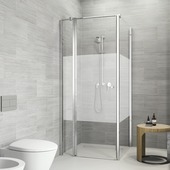 Sealskin Swingdeur Code L 2-delig 120x197 cm met Gesatineerde Band