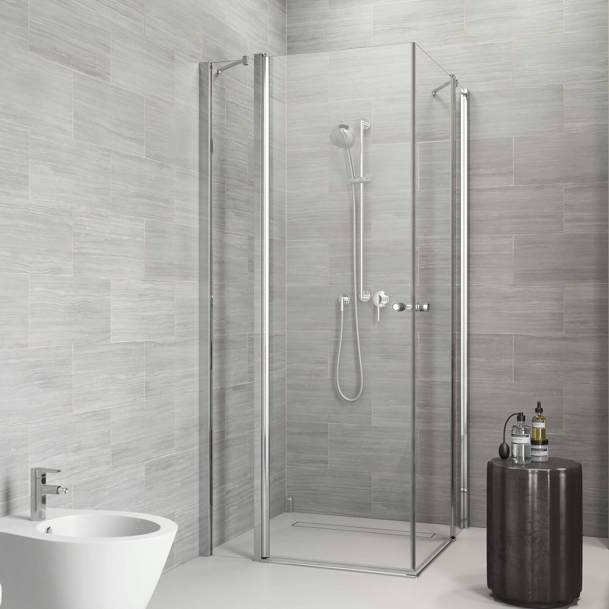 Sealskin Get Wet Douchecabine Code Hoekinstap 4 Delig 100X197 sealskin kopen in de aanbieding