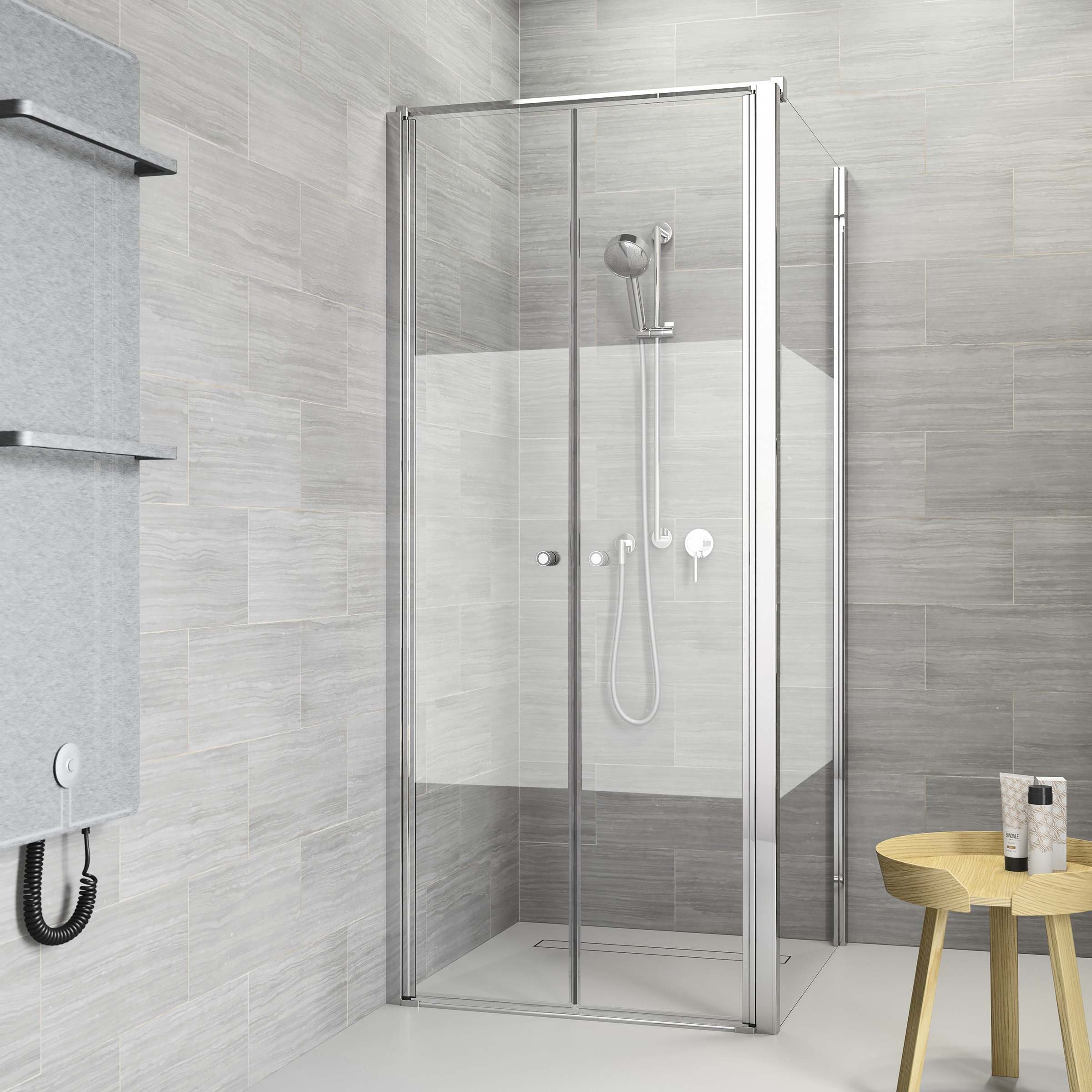 Sealskin Get Wet Pendeldeur Code 80X197 Cm Met Gesatineerde Band sealskin kopen in de aanbieding