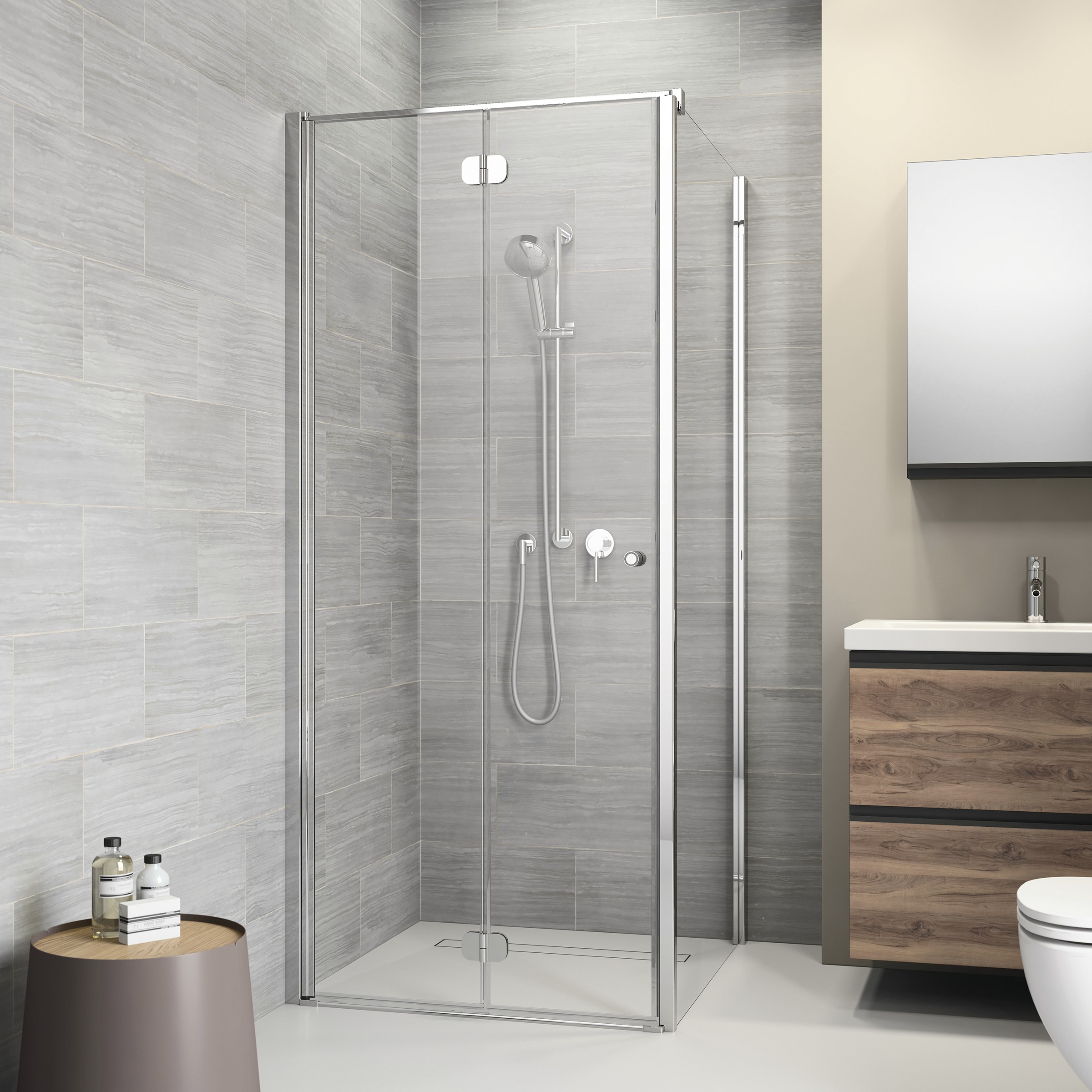 Sealskin Get Wet Vouwdeur Code L 90X197 sealskin kopen in de aanbieding