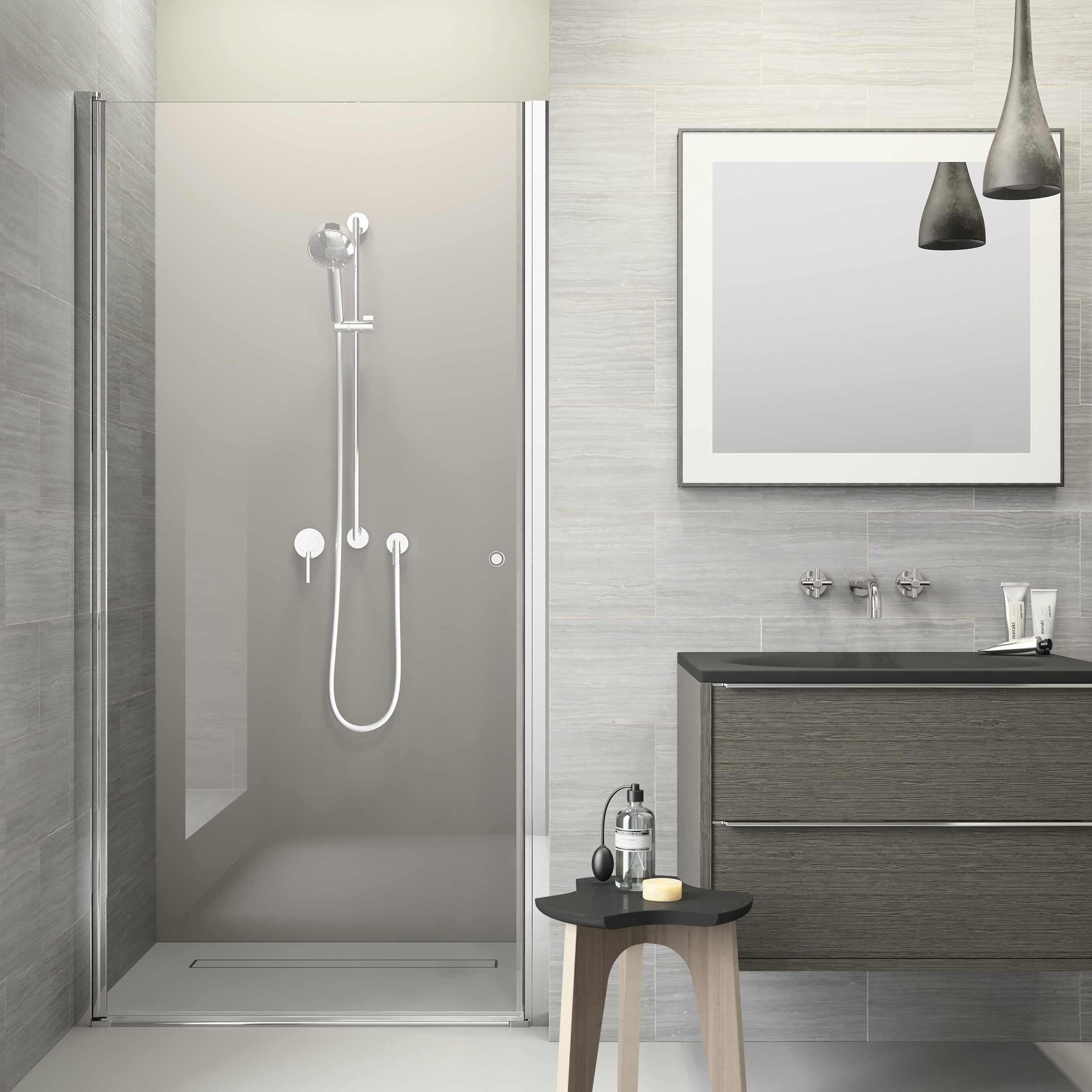 Sealskin Get Wet Swingdeur Voor Nis Code 80X197 sealskin kopen in de aanbieding