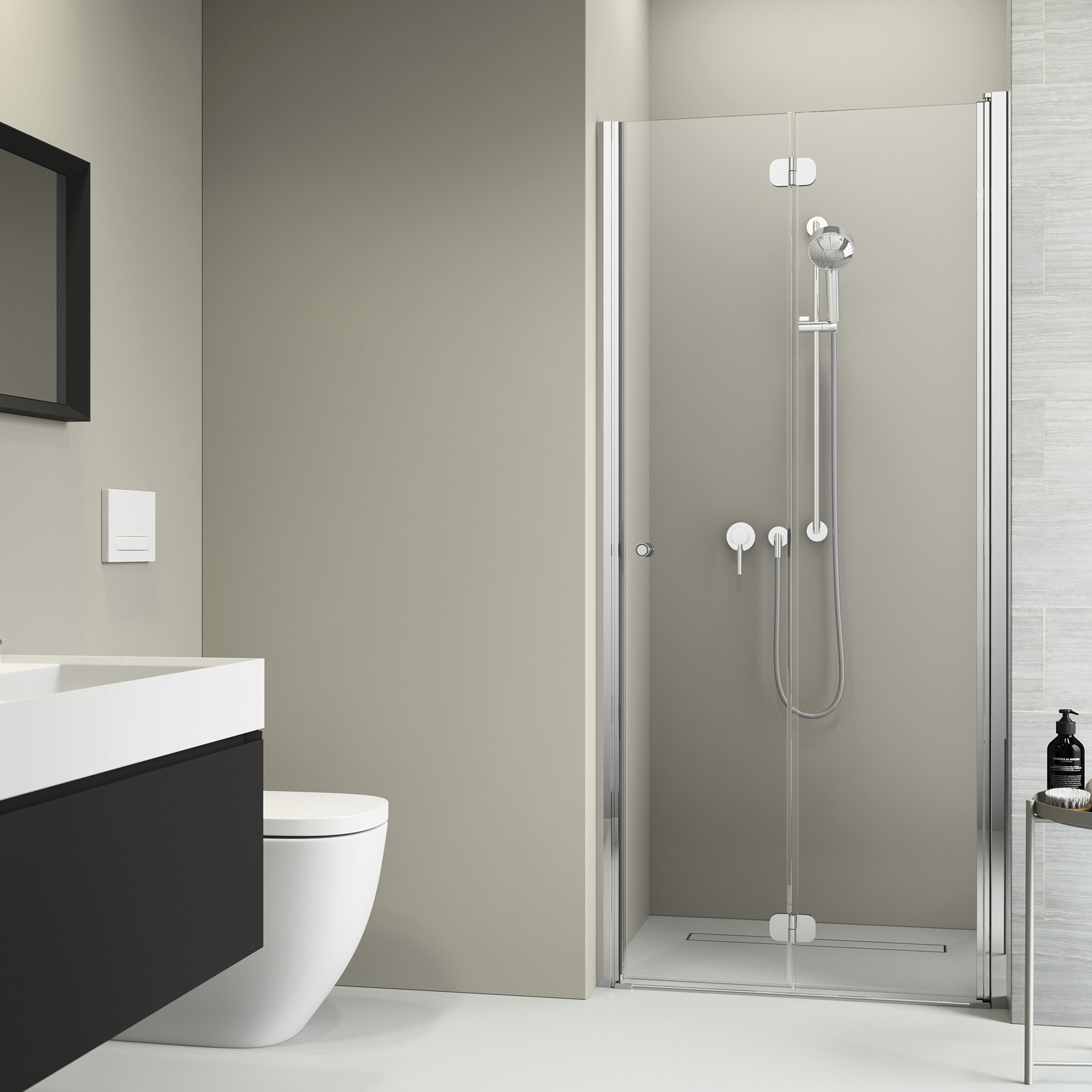 Sealskin Get Wet Vouwdeur Voor Nis Code R 90X197 sealskin kopen in de aanbieding