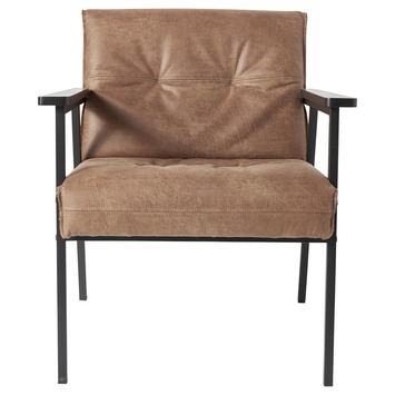 WOOOD fauteuil Lennon ecoleer cognac | Karwei