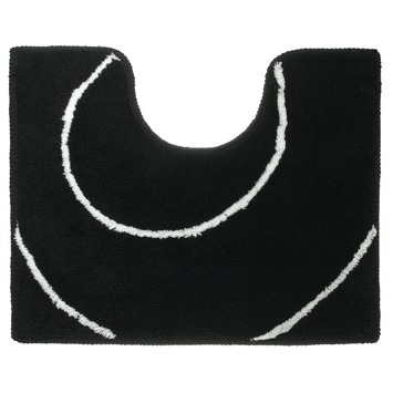 Sealskin Breeze toiletmat zwart 45 x 55 cm