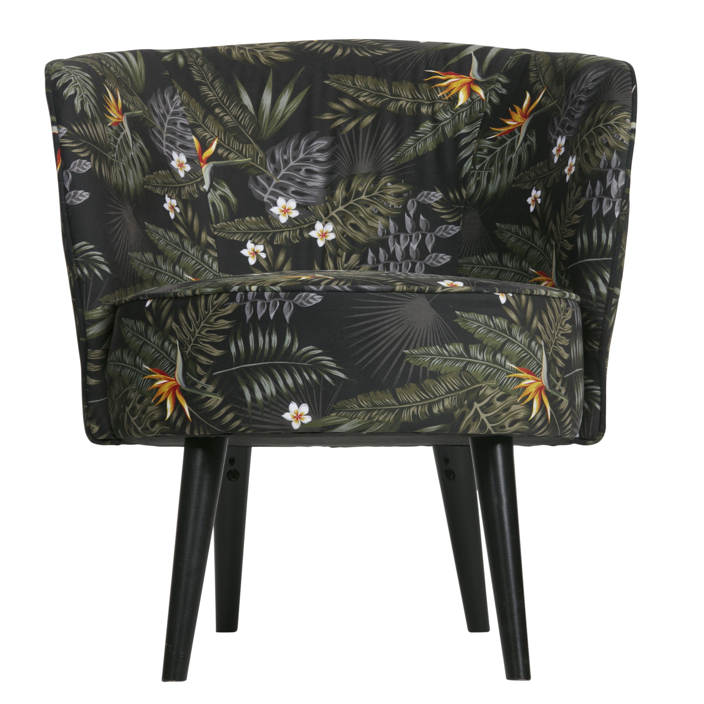 Woood Fauteuil Elise Fluweel Print woood kopen in de aanbieding