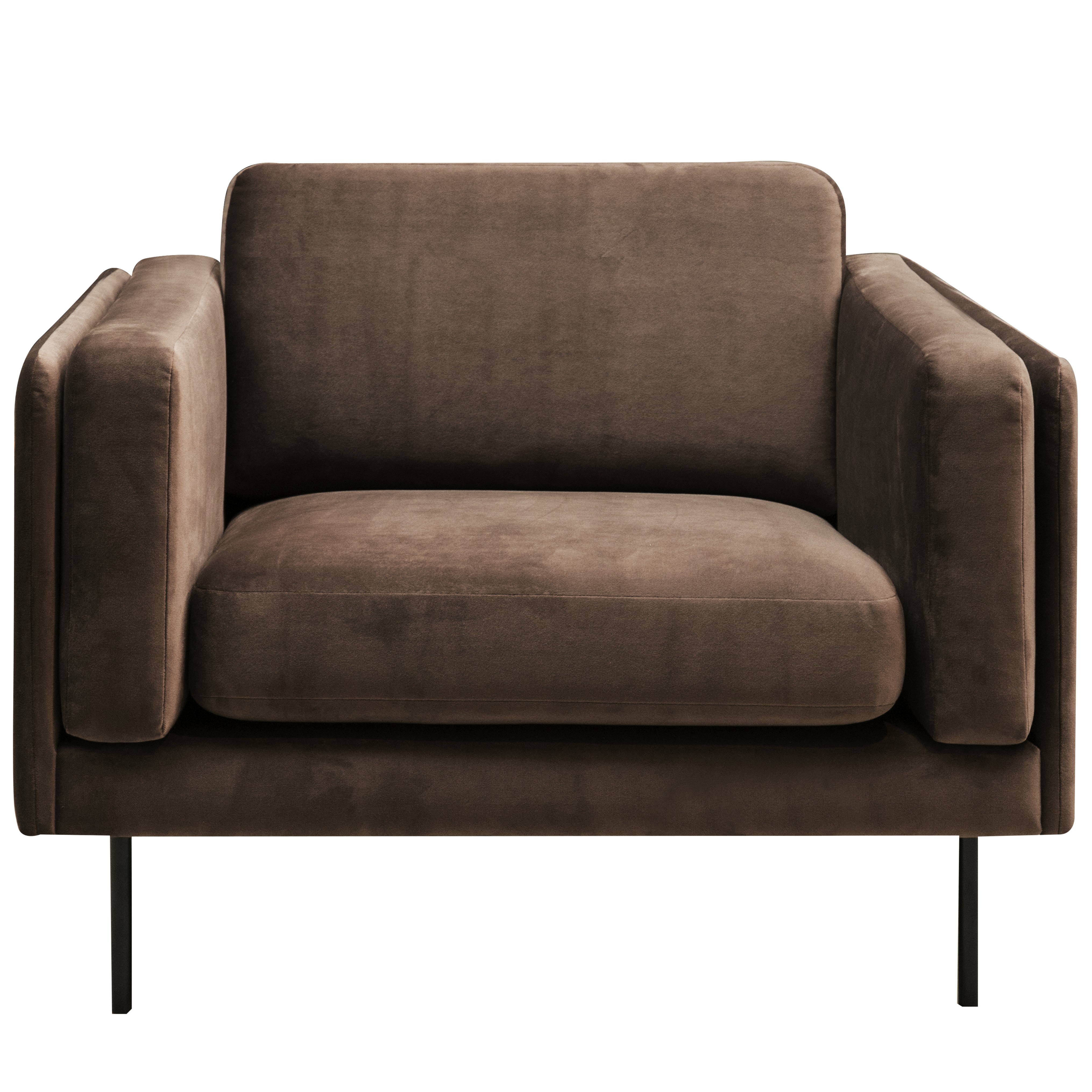 Fauteuil Marquise Fluweel Bruin huismerk kopen in de aanbieding