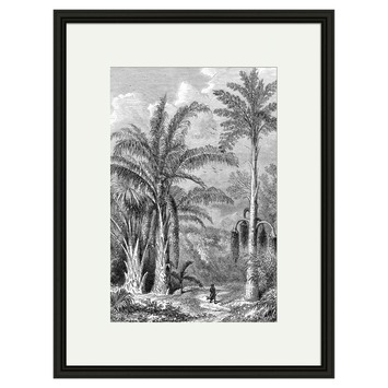 Print in lijst 30x40 cm Palmbomen 1