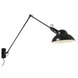 vtwonen wandlamp Shade mat zwart