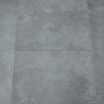 Le Noir et Blanc Click PVC Vloertegel Donker Grijs 4V-groef 91x46 cm 2,51 m2