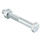 KARWEI zeskantbout deeldraad M10x80 mm 10 stuks