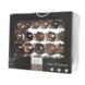 Kerstballen glas suede choco bruin 42 stuks