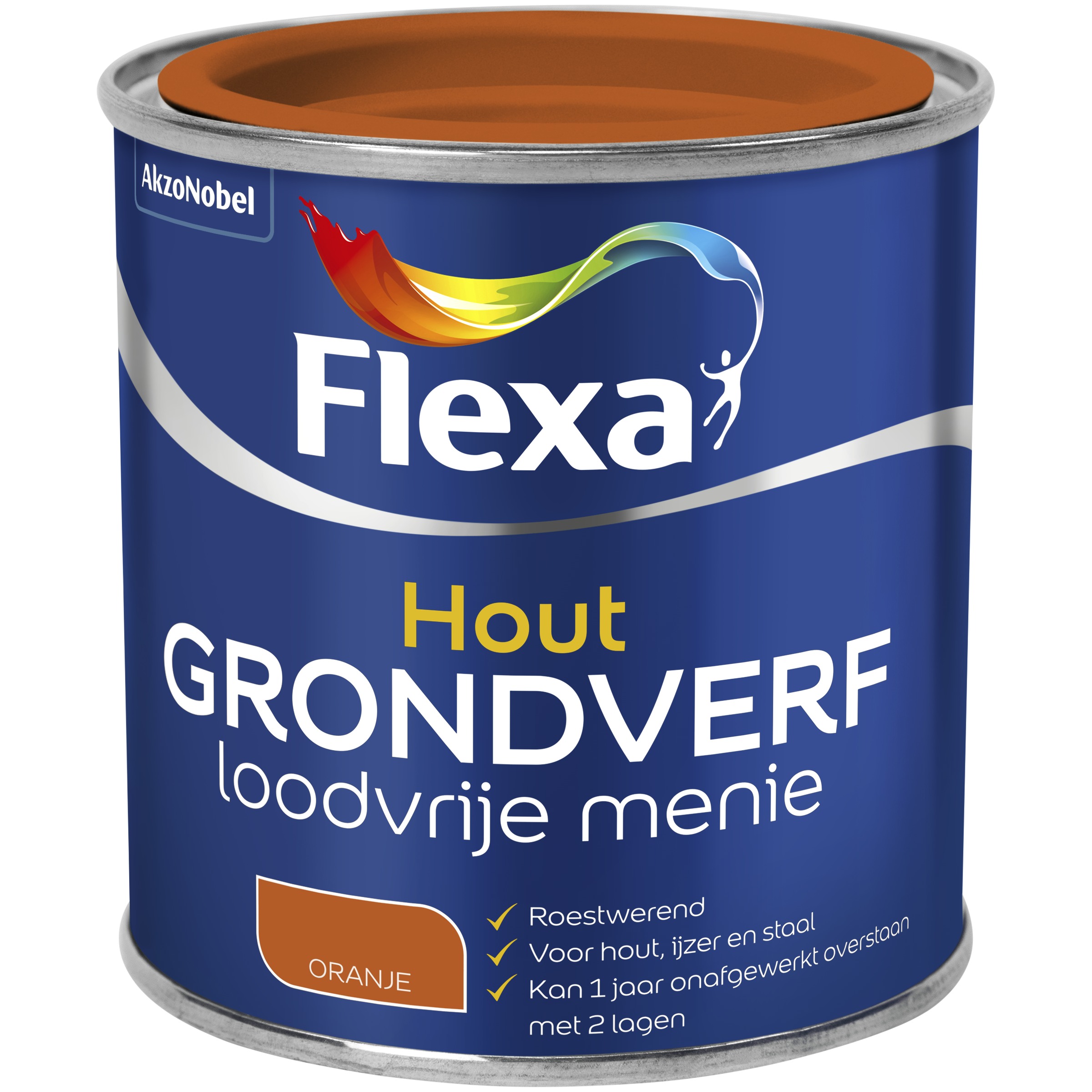 Flexa Metaal Loodvrije Menie Oranje 250 Ml flexa kopen in de aanbieding