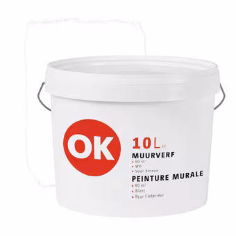 OK muurverf wit 10 liter