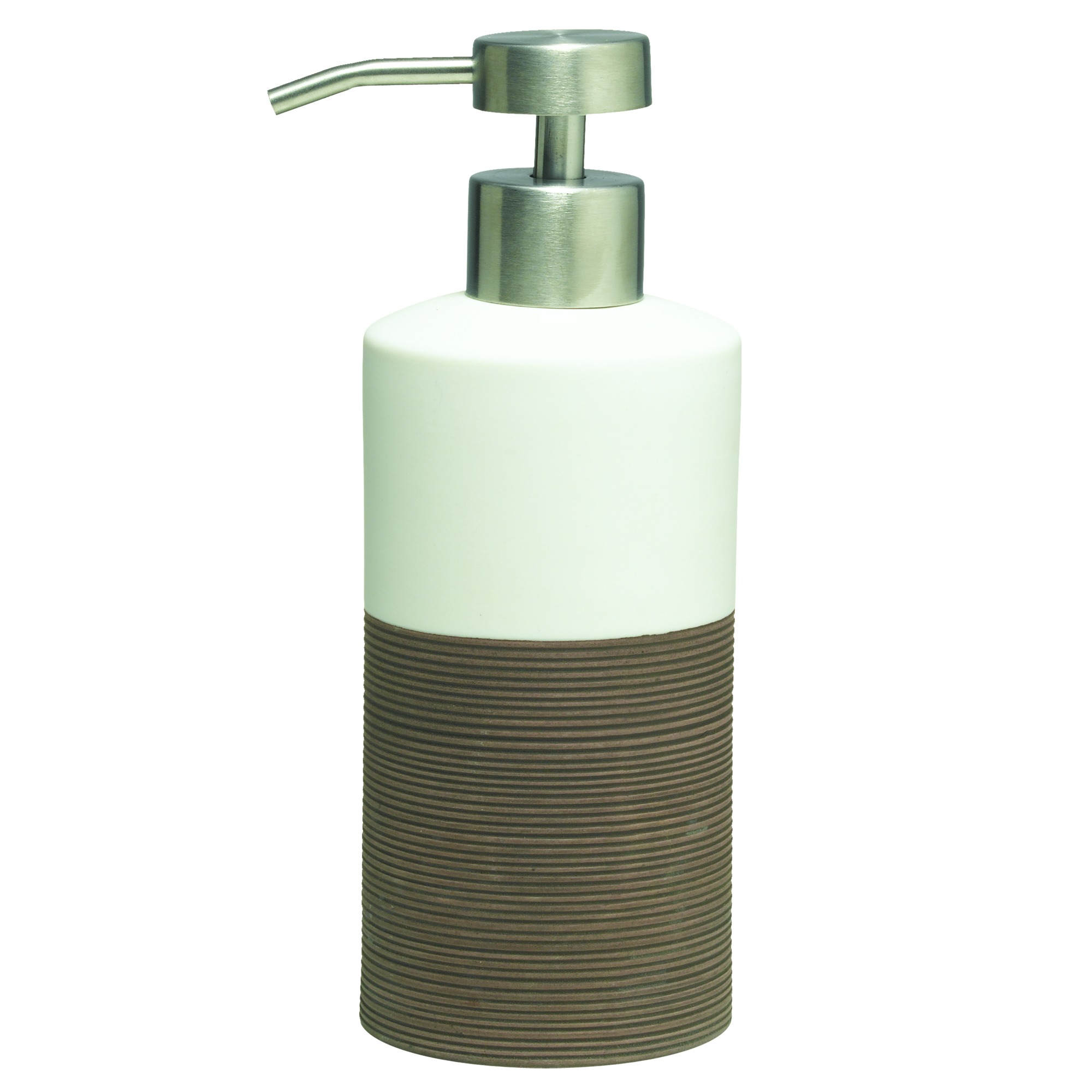 Sealskin Doppio Zeepdispenser Bruin sealskin kopen in de aanbieding