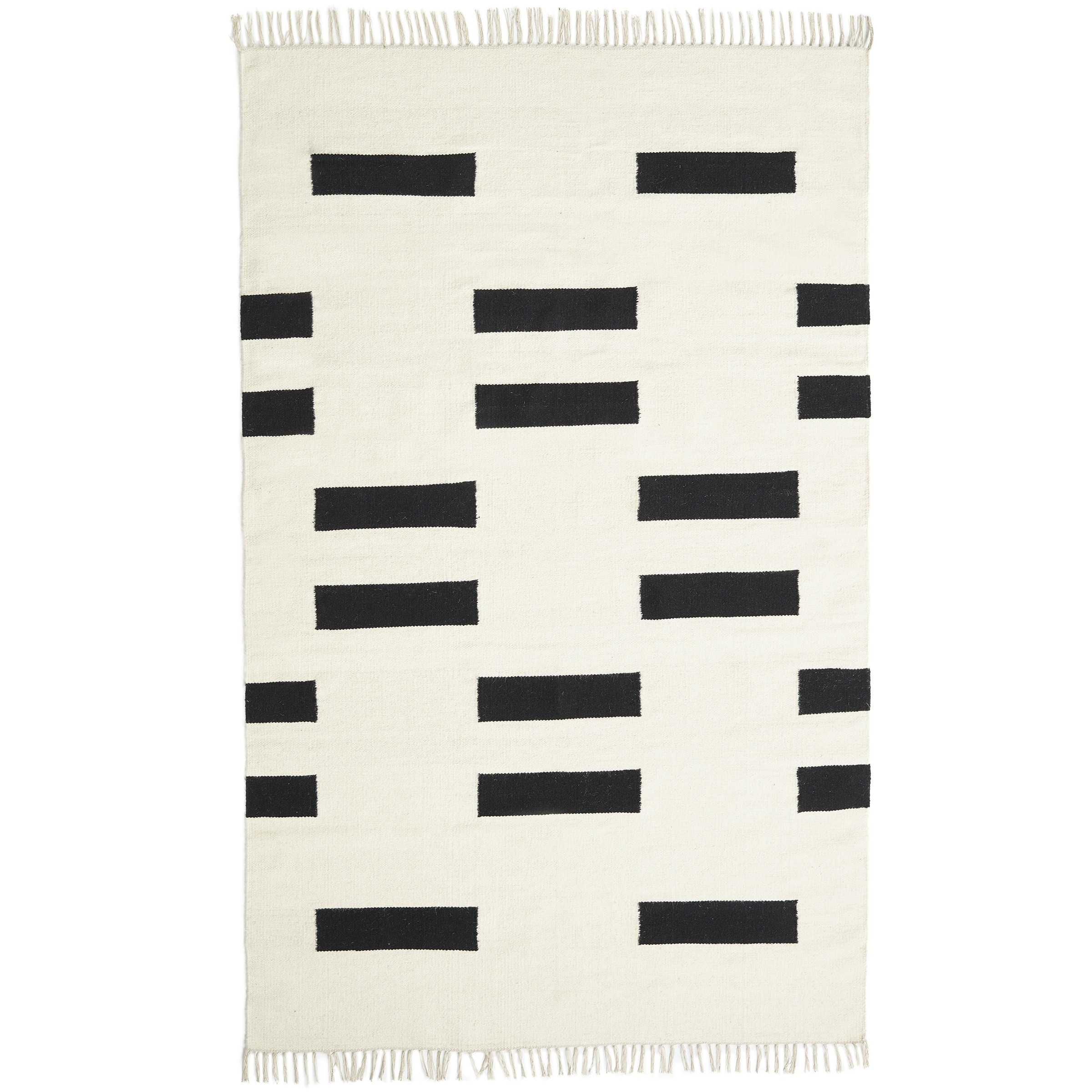 Goa Vloerkleed Witzwart Geblokt 5 Mm 160X230 huismerk kopen in de aanbieding