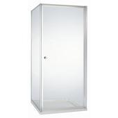 Atlantic douchecabine Roan met draaideur zilver hoek 90 x 90 cm