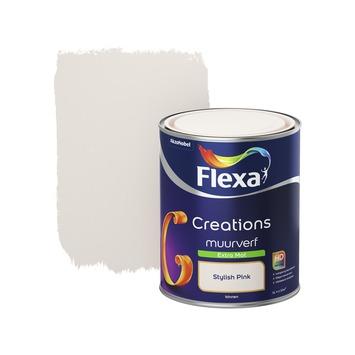 vuurwerk Plenaire sessie Weerkaatsing Flexa Creations muurverf extra mat stylish pink 1 l kopen? flexa-creations  | Karwei