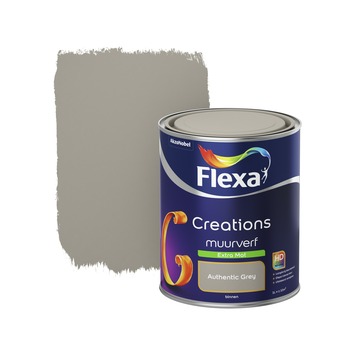 Fonkelnieuw Flexa Creations muurverf extra mat authentic grey 1 l kopen YN-86