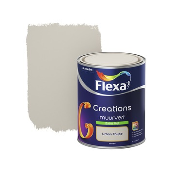 Yoghurt het kan regering Flexa Creations muurverf extra mat urban taupe 1 l kopen? muurverf-kleur |  Karwei