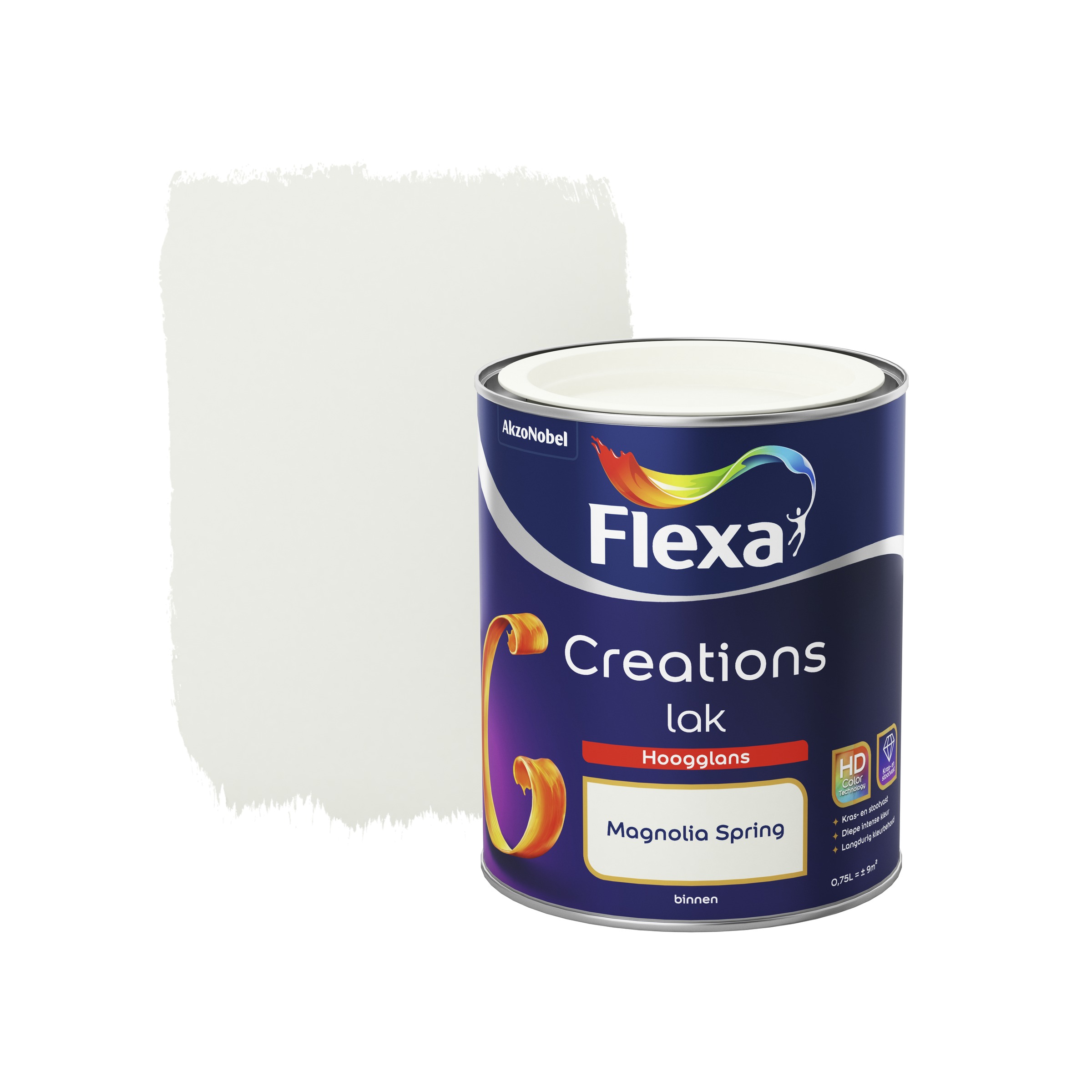 Flexa Creations Binnenlak Magnolia Spring Hoogglans 750 Ml flexa kopen in de aanbieding