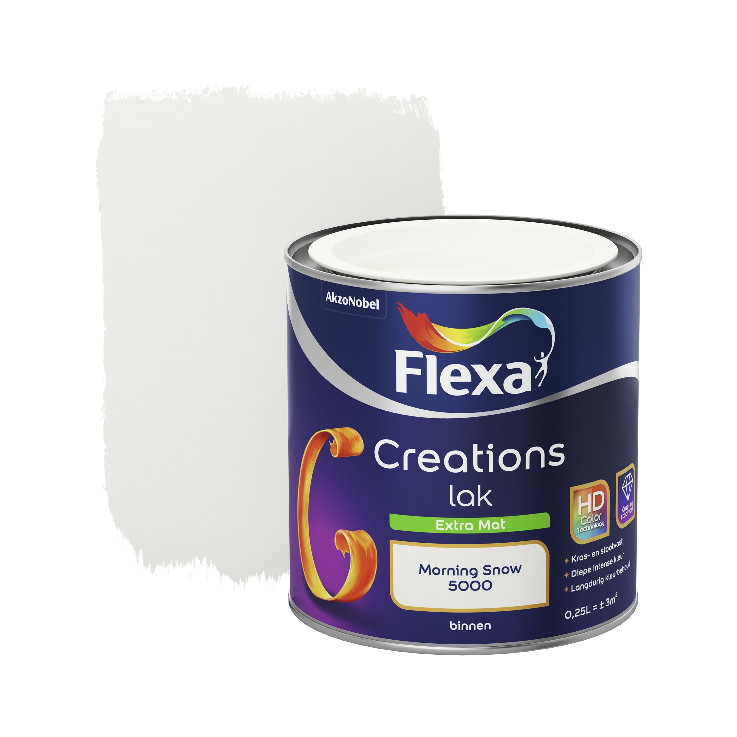 Flexa Creations Binnenlak Morning Snow Extra Mat 250 Ml flexa kopen in de aanbieding