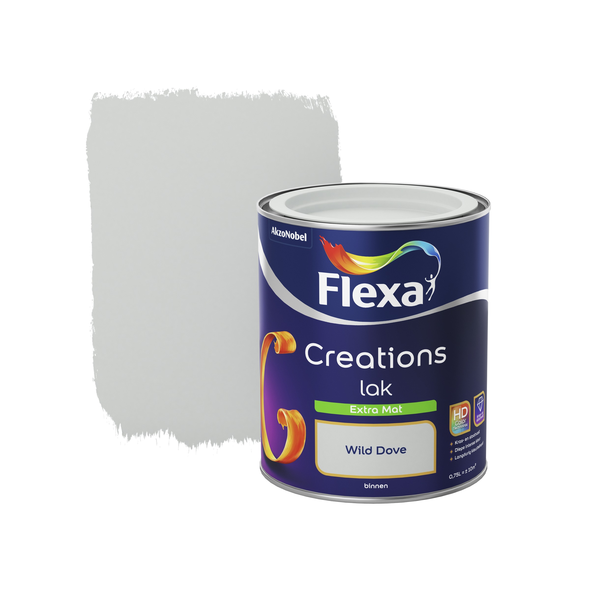 Flexa Creations Binnenlak Wild Dove Extra Mat 750 Ml flexa kopen in de aanbieding