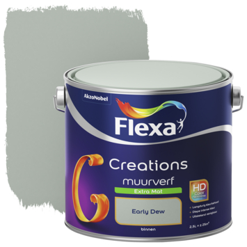 Flexa Creations muurverf early extra mat 2,5 liter kopen? muurverf-kleur | Karwei