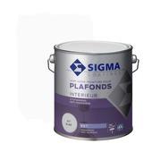 Sigma plafondverf wit 2,5 liter