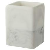 Atlantic tandenborstelbeker marmerlook Wit