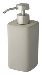Atlantic zeepdispenser RVS/beton Lichtgrijs