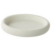 Atlantic zeepbakje natuursteenlook met ribbels Wit