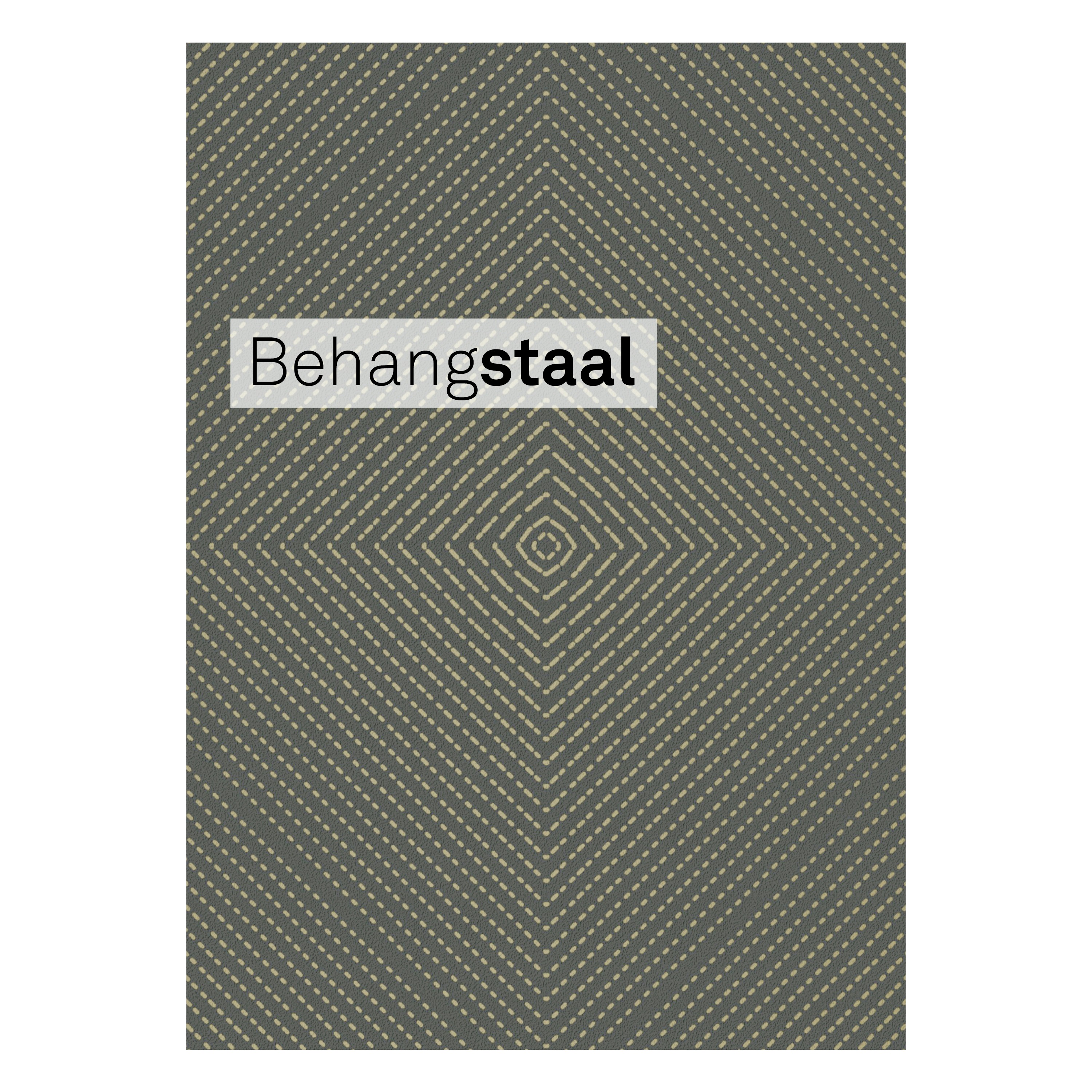 Graham Brown Behangstaal Vliesbehang Piramide Antraciet Dessin 105733 graham brown kopen in de aanbieding